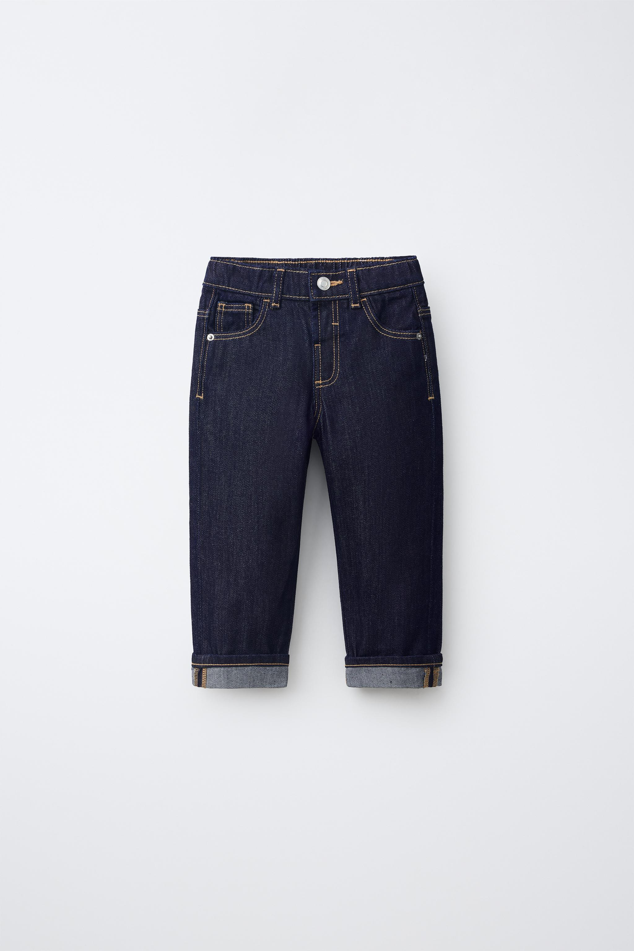 TOPSTITCHED STRAIGHT JEANS | Zara US