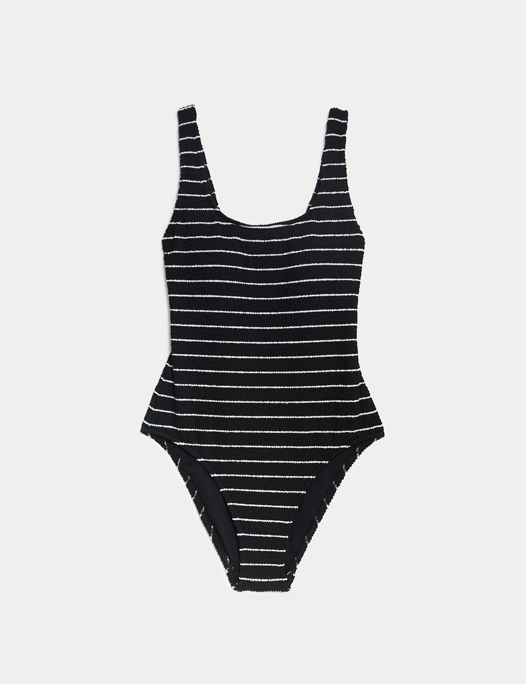 Textured Striped Padded Scoop Neck Swimsuit | Marks & Spencer (UK)