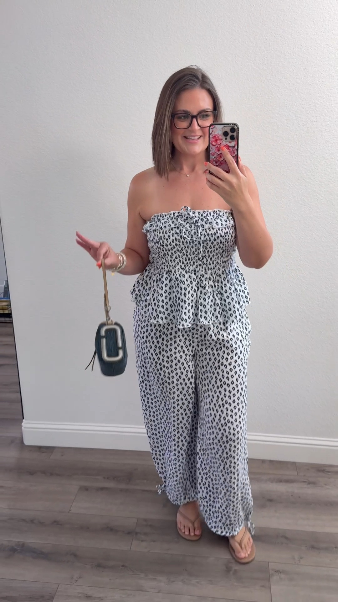 Top & pants, large
Strapless bra, 36C (sized down 1)

Size 12, midsize, date night, summer outfit, casual style, happy hour outfit @American Eagle Outfitters

#LTKstorytime #LTKMidsize #LTKSaleAlert