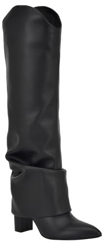 Nine West Women's Lindey Boot, Black 002, 9.5 | Amazon (US)
