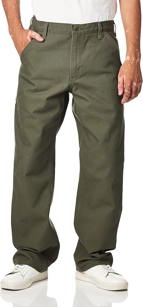 Carhartt Men's Loose Fit Washed Duck Utility Work Pant | Amazon (US)