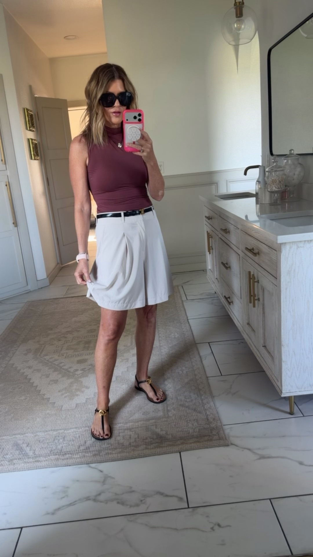 I sized up to a medium in the target active shorts so good

#LTKOver40 #LTKootd
