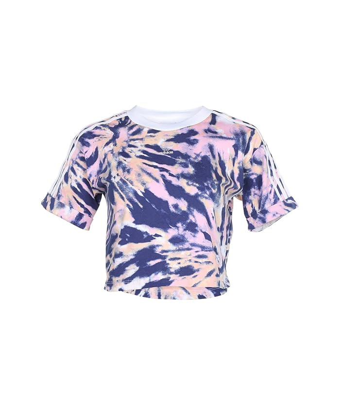 adidas Originals Crop Top (Multicolor/White/Midnight Indigo/True Pink) Women's Clothing | Zappos