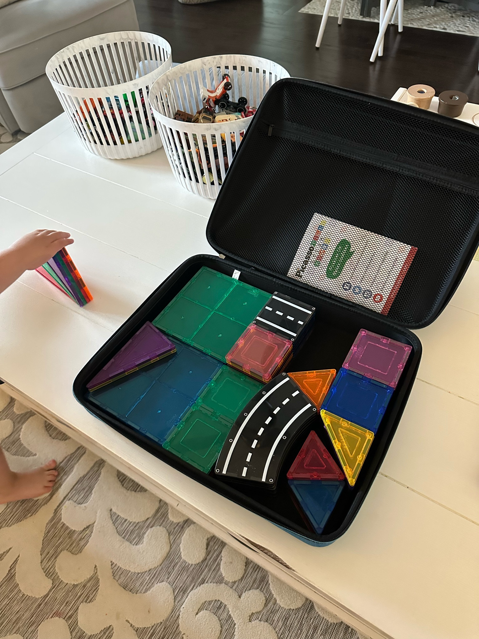 Love this magnatile or Picasso tile carrying case! It holds a ton! Would make a great gift for a toddler… or maybe for toddler’s Mom lol. We have the largest size which is what I linked here. $35!

Toddler gift, Picasso tile storage, magnatile storage 

#LTKfindsunder50 #LTKkids #LTKfamily