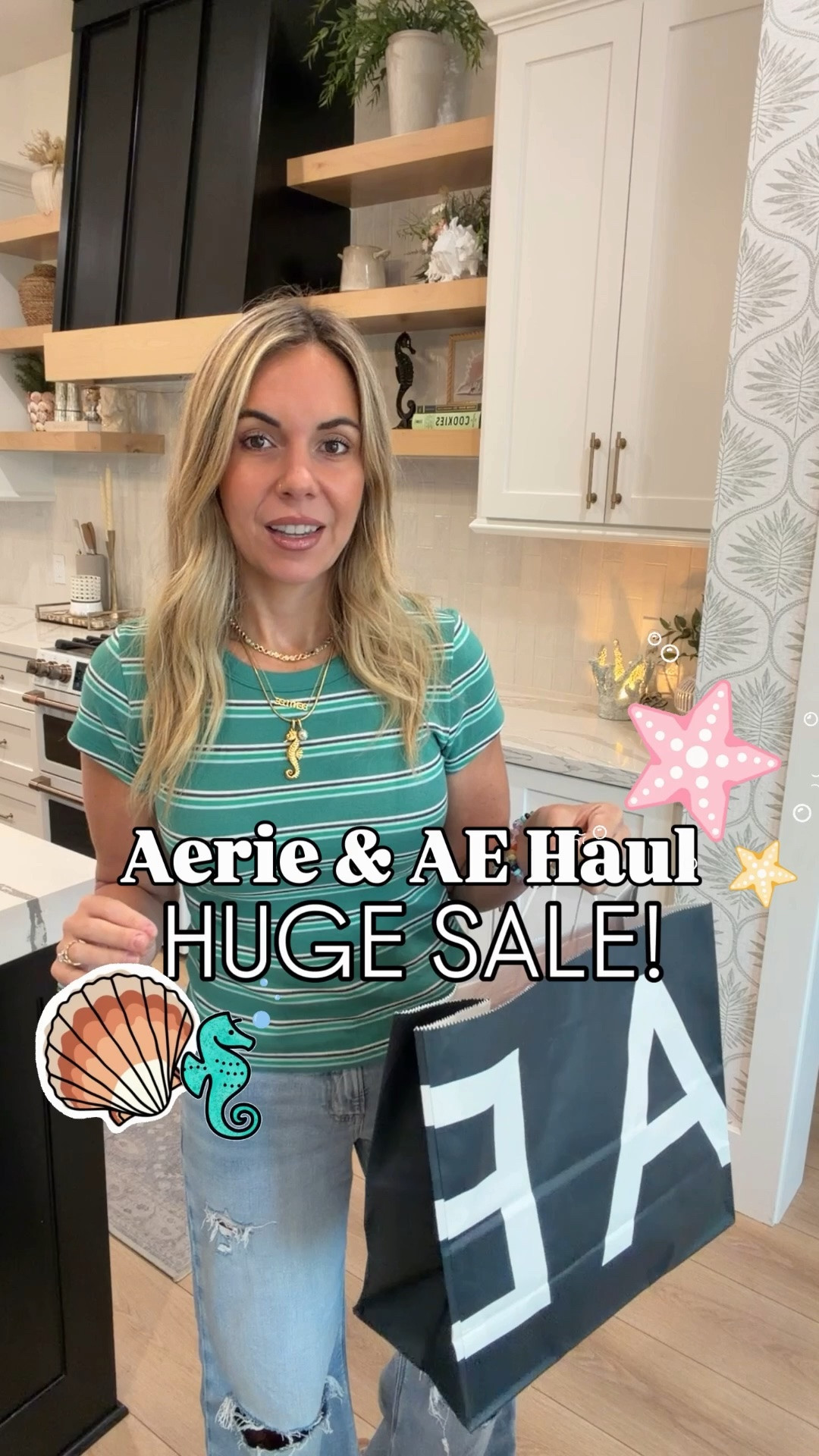 Aerie Sale! Here’s most of what I’ve purchased in the last month and most of it is on sale cheaper than what I paid. The jeans are true to size I’m in my normal 4. I like to size up to a medium in their tease and their tanks because they do run snug. I size down in the striped pullover. These shorts are true to size. The leopard pants and the striped pants are also true to size. I did size up to a medium in the dress for a little bit of length because I I don’t like my dresses tight and I’m 5’7.

#LTKActive #LTKootd