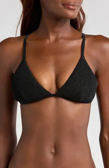 Good American Always Fit Bikini Top in Black001 at Nordstrom Rack, Size Small | Nordstrom Rack