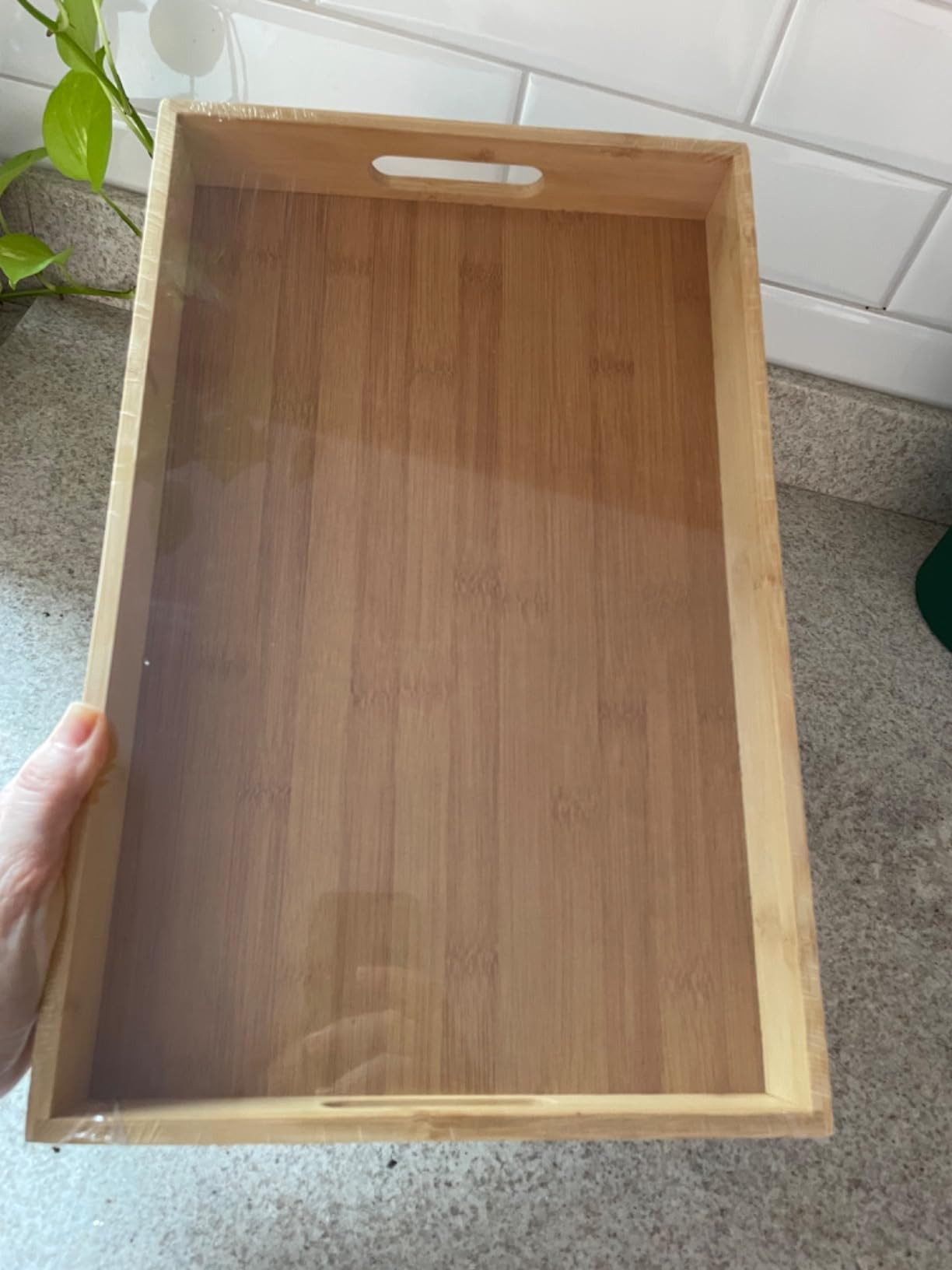 Mimo Style Bandeja Retangular Ecokitchen Com Alça Nas Laterais, Ideal Para Servir Petiscos, Caf... | Amazon (BR)