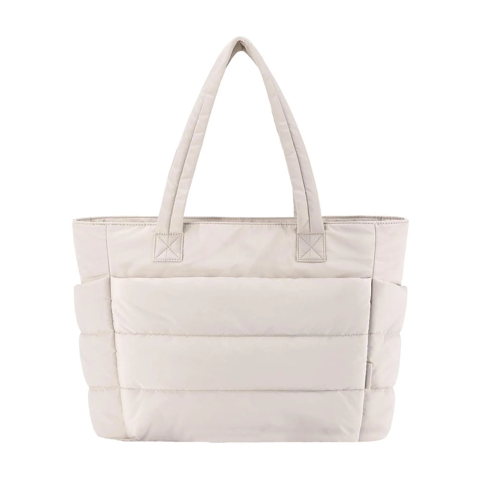 Tote Bag for Women, Lightweight Puffy Tote Bag with Compartments Quilted Shoulder Bag Handbag for... | Walmart (US)
