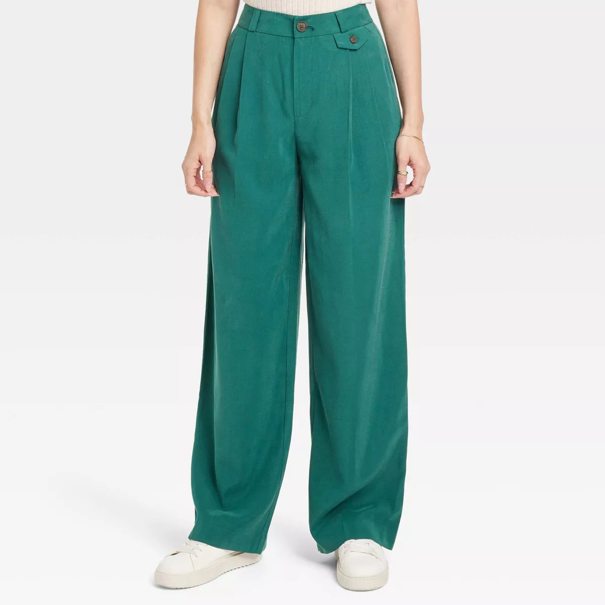 Women's High-Rise Relaxed Fit Baggy Wide Leg Trousers - A New Day™ | Target