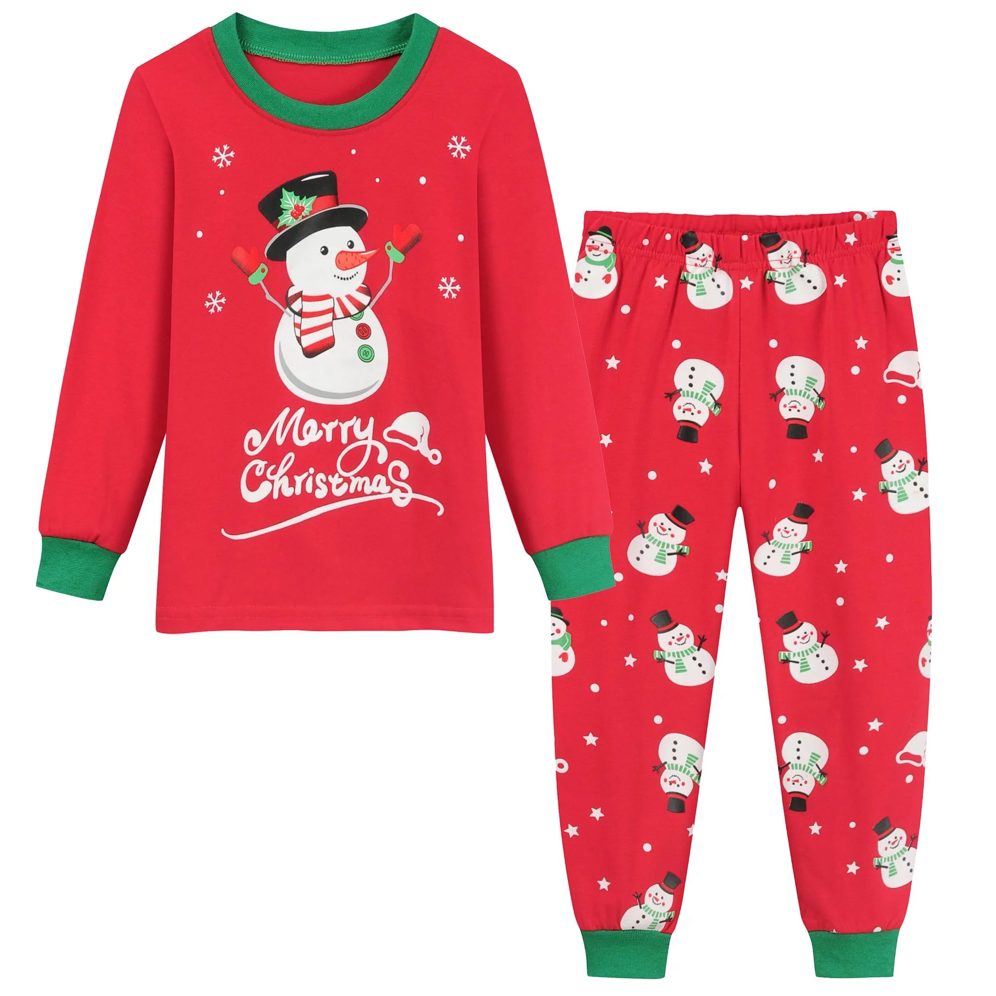 Little Hand Toddler Boy Christmas Pajamas Set Girl Kids Pjs Sleepwear 4T | Walmart (US)