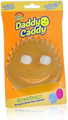 Scrub Daddy Daddy Caddy - Smile Face Sponge Holder with Built in Dual Non-Slip Suction Cups for C... | Amazon (US)