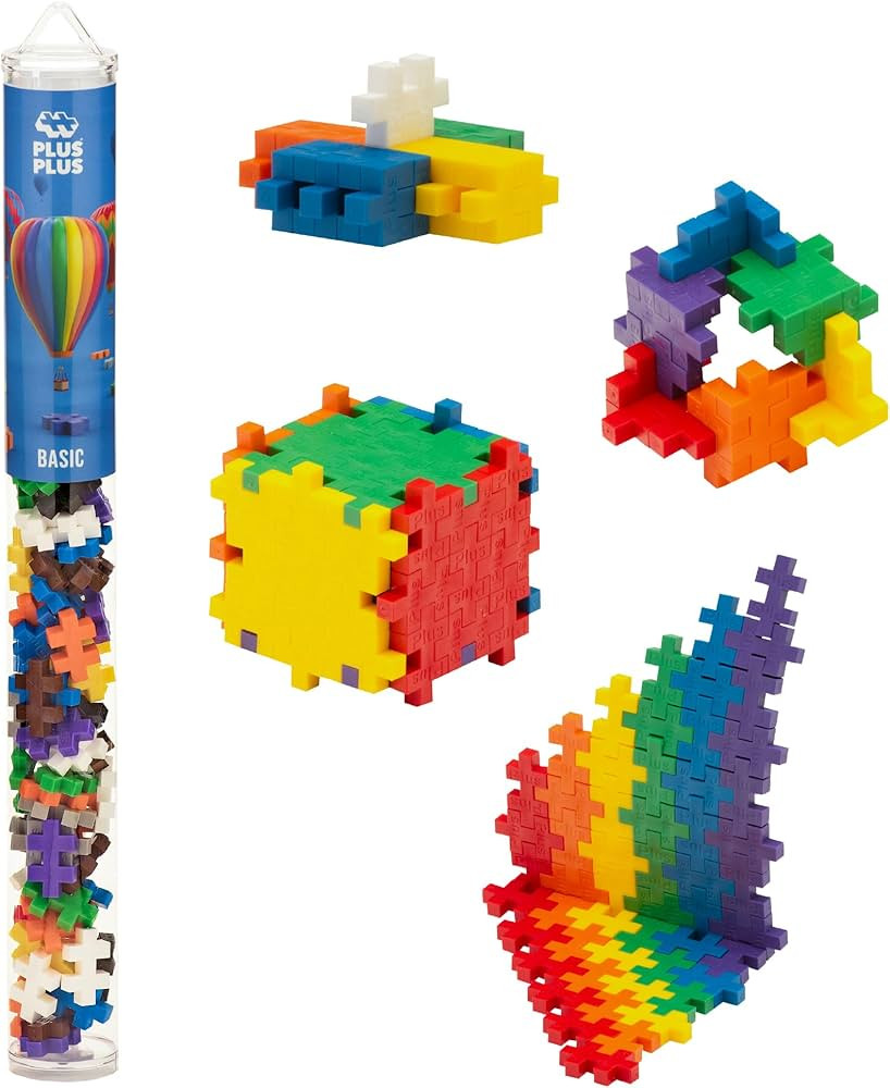 Plus Plus 70 Piece Interlocking Building Blocks for Kids, Open Ended Connecting Toys, Stem Bin Cl... | Amazon (US)