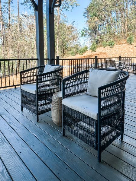 Outdoor Living Space | Outdoor Furniture | Rattan Chairs | Chinese Garden Seat | Side Tablee

#LTKhome #LTKSeasonal #LTKstyletip