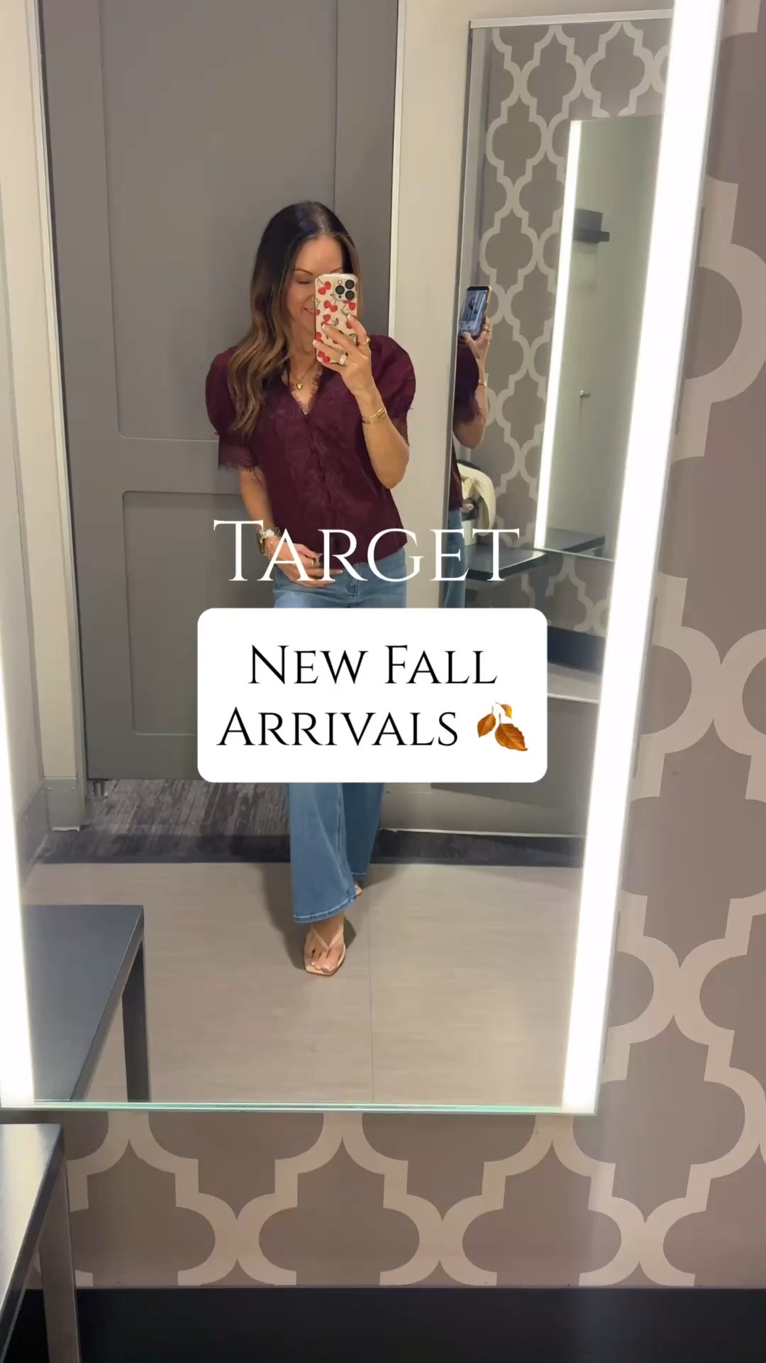 @Target  40% off Labor Day Sale! new fall arrivals are so good! 
Burgundy top XS
Sweaters XS
Tee small - this runs small
Loafer mules - size down. I’m typically a 7 or 7.5 and I got these in a 6.5. 
Brown Mary Jane’s TTS

#target #ltktarget
#ltkfall

#LTKOver40