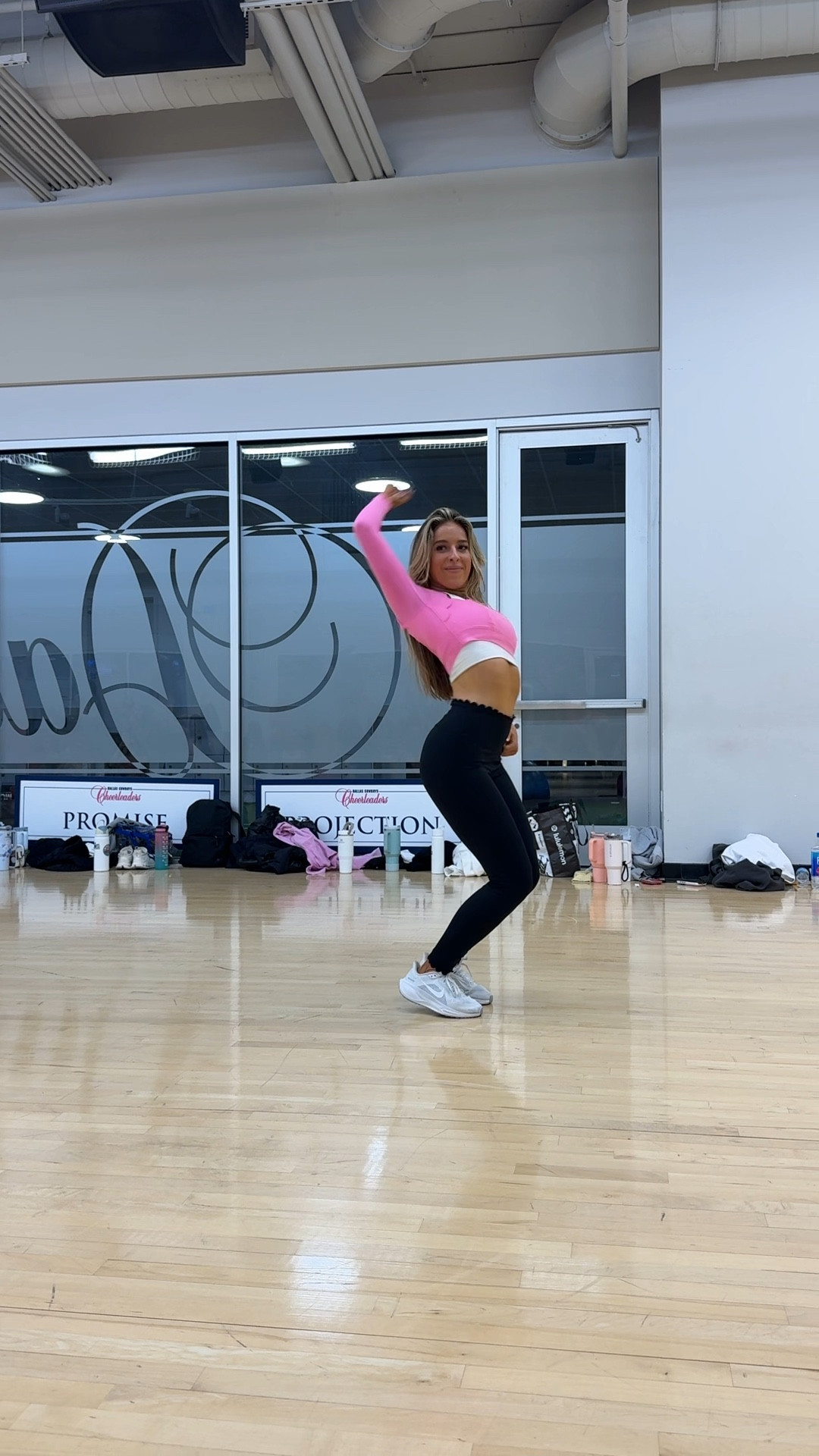 LOVE this top from wiskii active 🩷 nfl dance prep class | nfl dance outfit | DCC prep class outfit | DCC dance class | dance class outfit | dancewear | chic dancewear | pink dance top 

#LTKPetite #LTKU #LTKootd