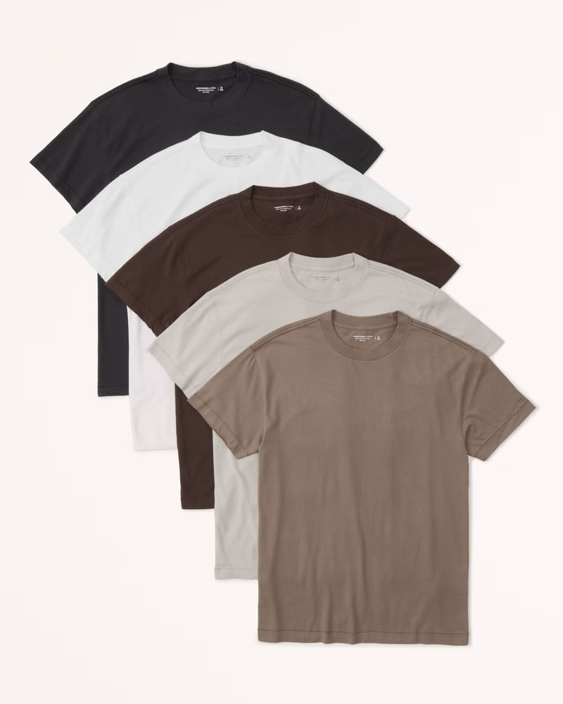 5-Pack Essential Tees | Abercrombie & Fitch (US)