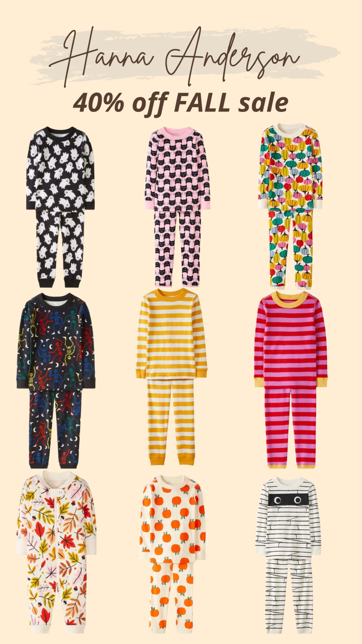 Fall pajama sale! 40% off Hanna Anderson, kids pajamas, Halloween pajamas, family pajamas, Halloween family, kids clothing, toddler clothing, baby clothing 

#LTKSeasonal #LTKsalealert #LTKkids