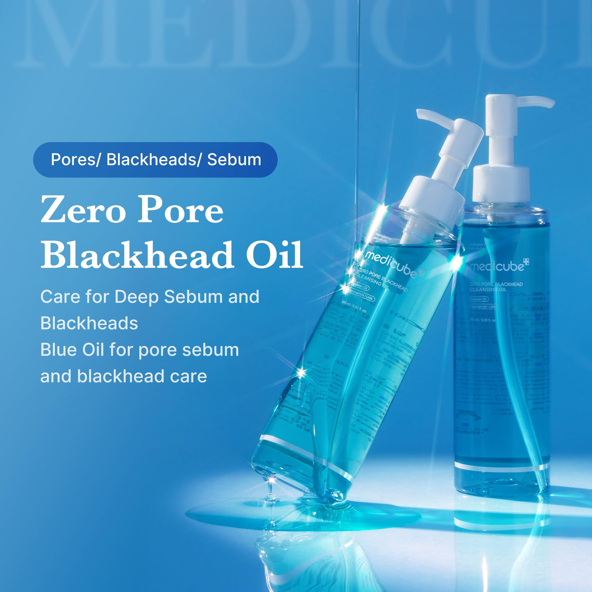 medicube Zero Pore Blackhead Cleansing Oil | Makeup Remover for all skin types, Daily Moisture Fa... | Amazon (US)