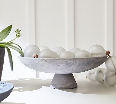 Artisan Handcrafted Ceramic Footed Bowl | Pottery Barn (US)