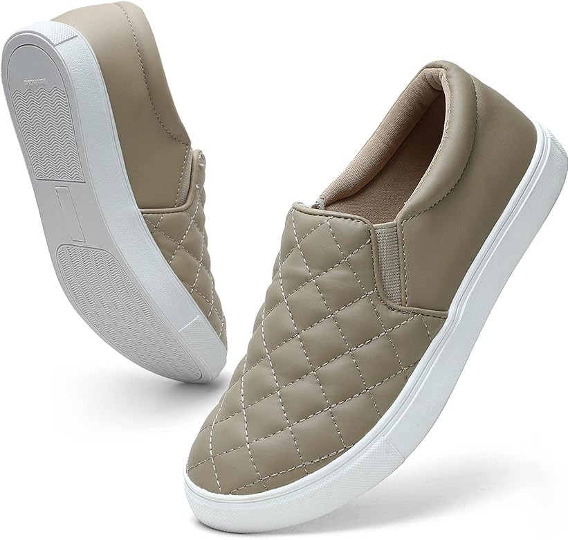 STQ Loafers for Women Memory Foam Slip On Sneakers Comfort Fall Shoes | Amazon (US)