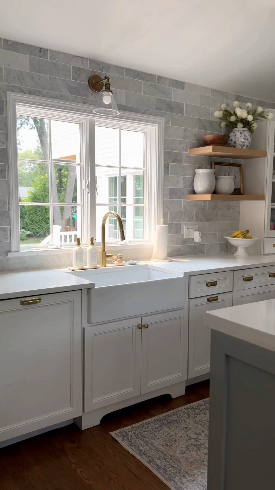 A kitchen and family room that blends together beautifully and is functional for our family!

#LTKHome #LTKSaleAlert