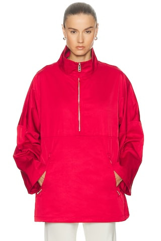 EAVES Silje Half Zip Parka in Red | FWRD 