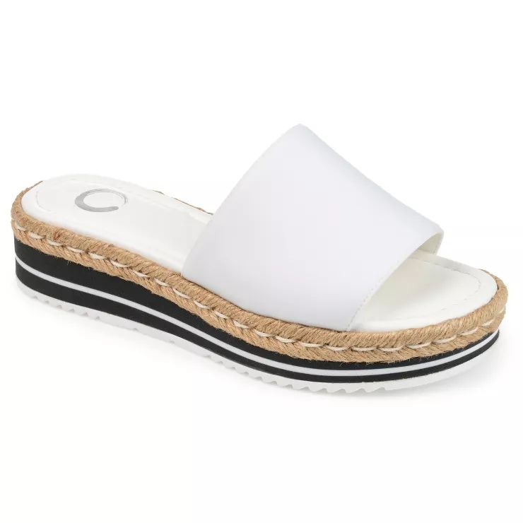 Journee Collection Womens Rosey Tru Comfort Foam Wedge Heel Espadrille Sandals | Target