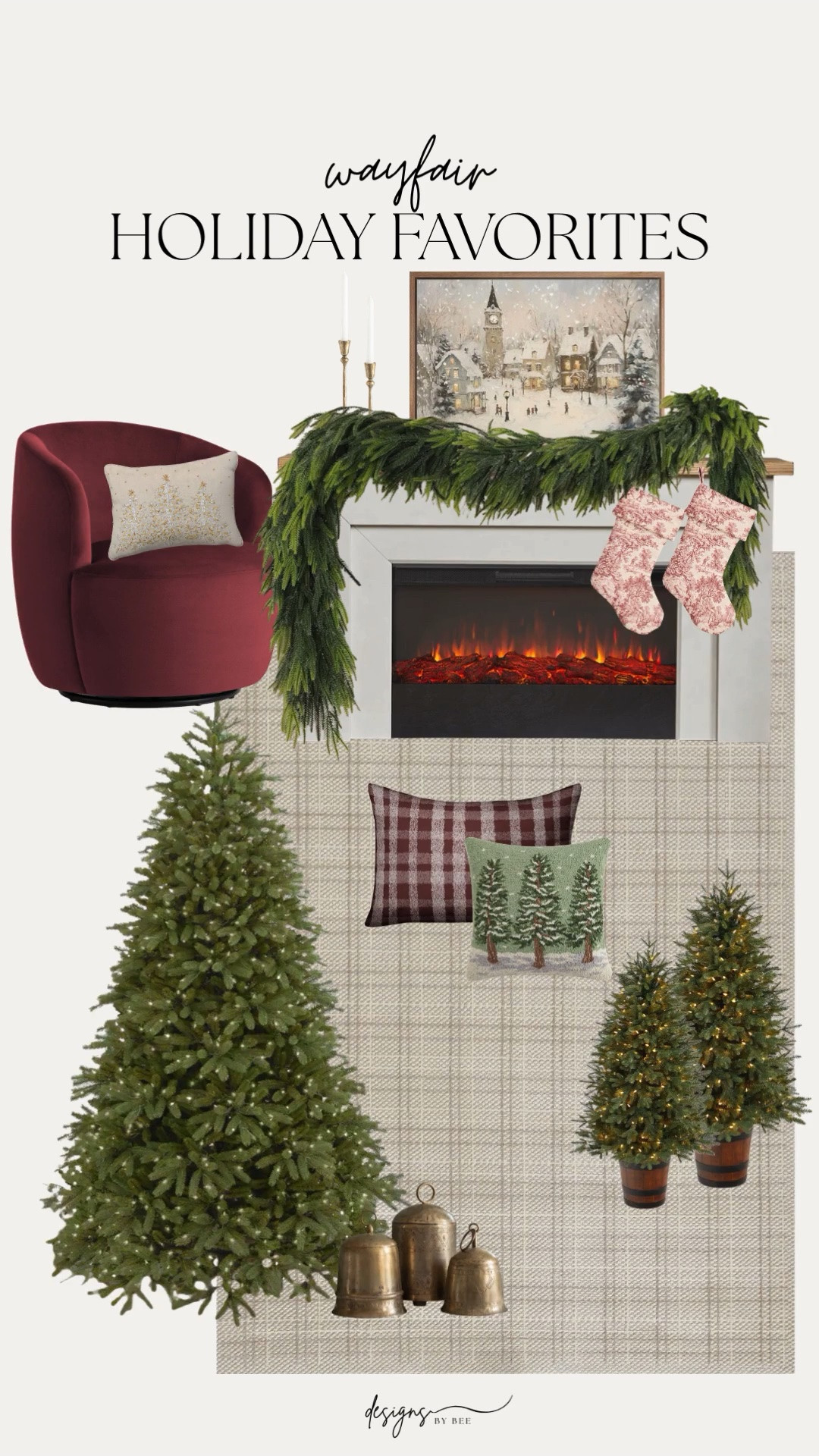 #Ad Getting an early start on shopping for my holiday decor this year. Wayfair has so many good options that can change the entire feel of your space! So obsessed with this fireplace. 

@wayfair #wayfair #wayfairpartner

#LTKHome