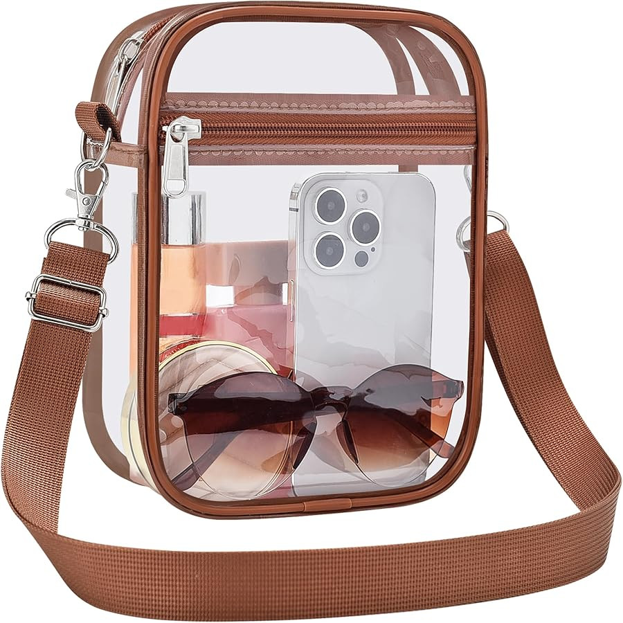 USPECLARE Clear Purse Stadium Approved CrossBody Bag for Men and Women | Amazon (US)