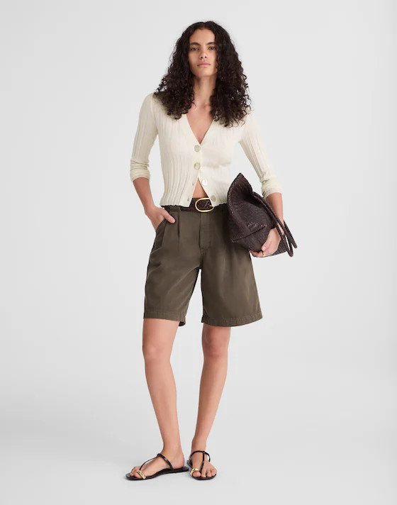 Ribbed V-Neck Cardigan | Madewell | Madewell