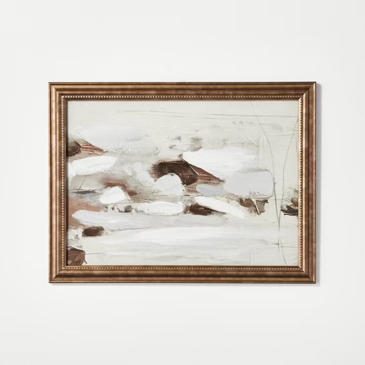 16" x 12" Textural Pastel Abstract Framed Wall Canvas - Threshold™ designed with Studio McGee | Target