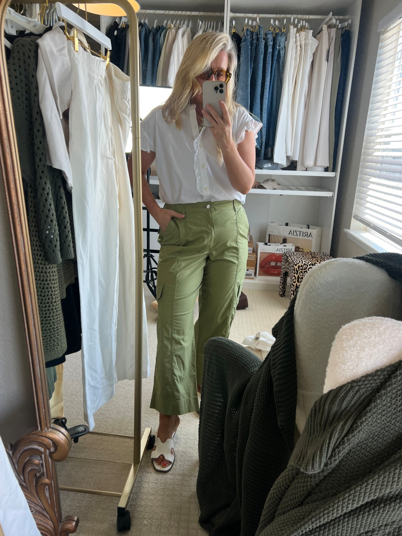  ✨Tap the bell and ❤️ for over 40 fashion, midlife style, midsize fashion and luxury looks for less. 

Walmart new arrivals, Olive cargo pants and ruffle top

⬇️Sizing information:
Wearing large pants run tts
Medium top, size down 

👑"Helping you look good, feel good!" - Lindsey Denver

Follow my LTK @Over40andmidlife on the @shop.LTK app to view this post and get my exclusive app-only content!

#liketkit 
@shop.ltk
https://liketk.it/5dmEx
