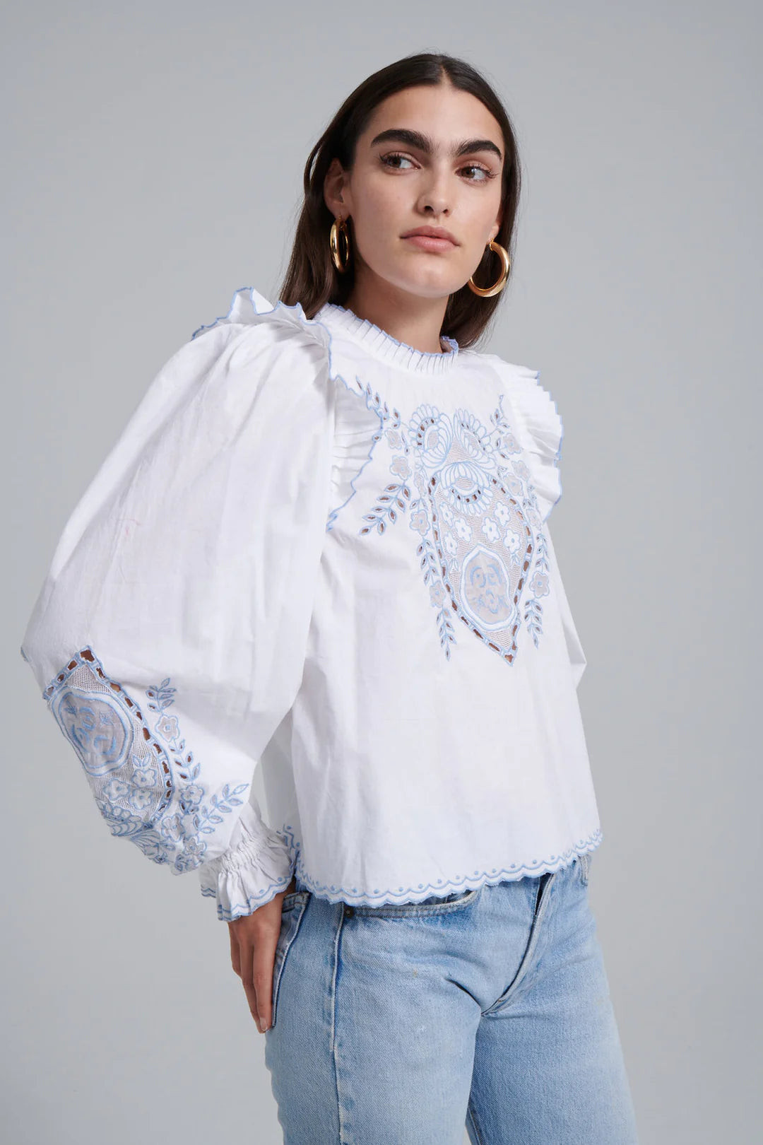 Love the Label Bernice Eyelet Top | Minette