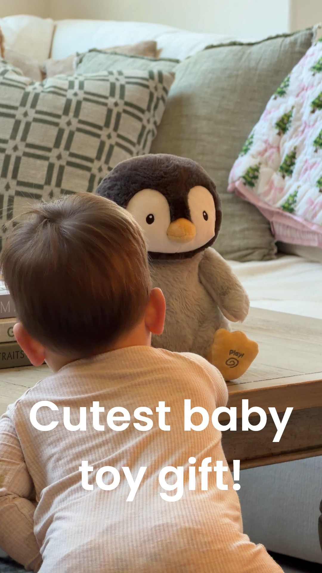 Our 1 year old baby loves playing with this singing toy soft penguin! Makes the cutest singing gift for littles ages 0-3 years old! 

#LTKHoliday #LTKGiftGuide #LTKBaby