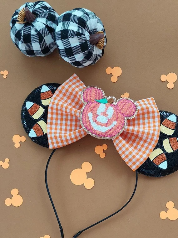 Halloween Spooky Mickey Disney Candy Pumpkin Orange and Black - Etsy | Etsy (US)