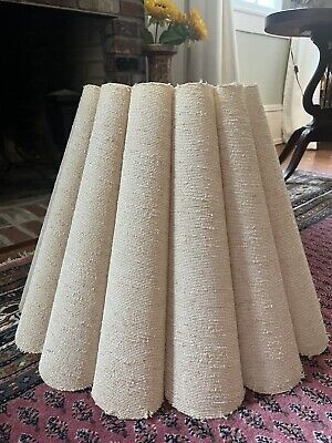 Vintage Fluted Scallop Lamp Shade HUGE MCM Mid Century 60s Retro | eBay US