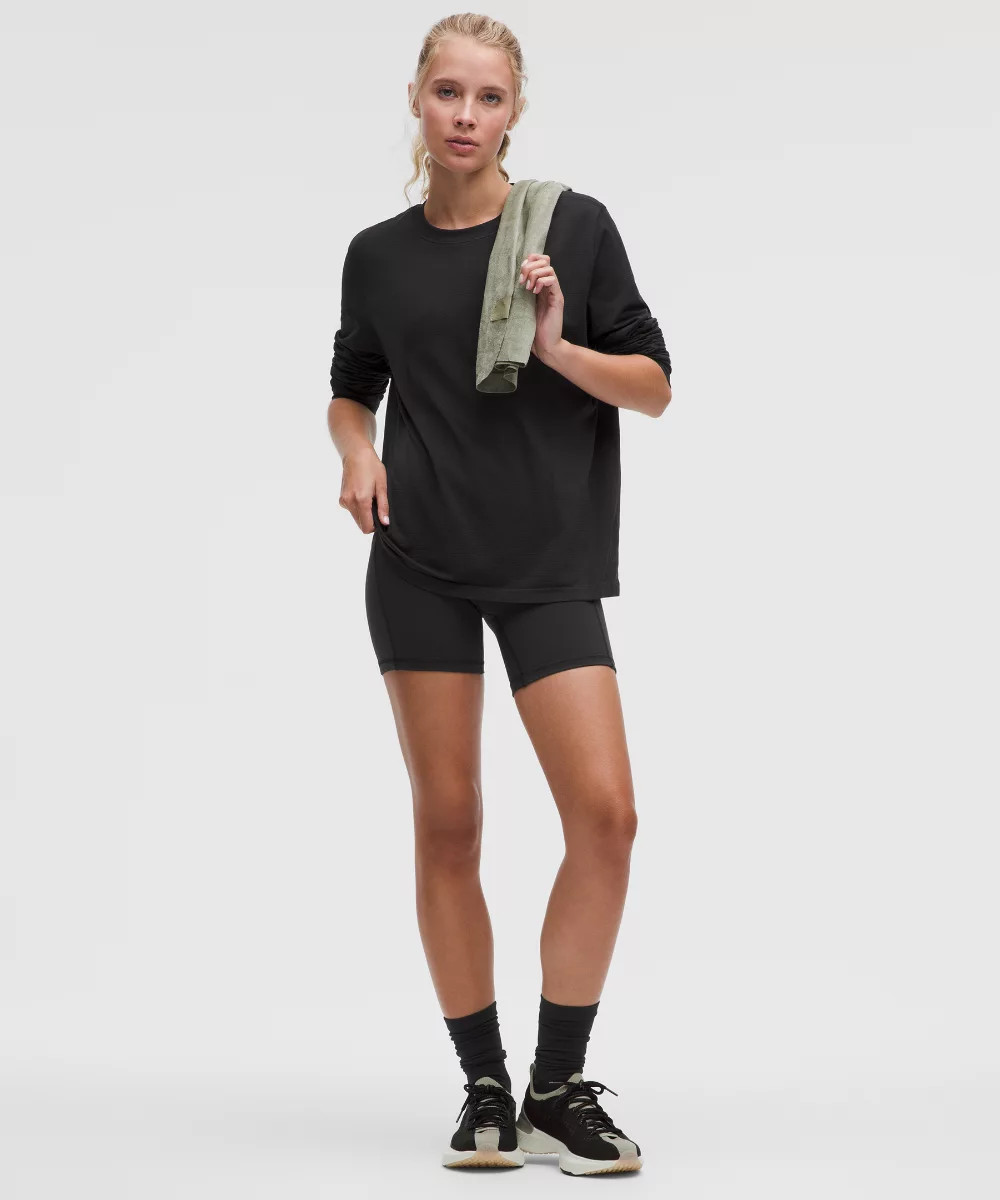 Swiftly Relaxed Long-Sleeve Shirt Hip Length   Updated Fit | lululemon (AU)