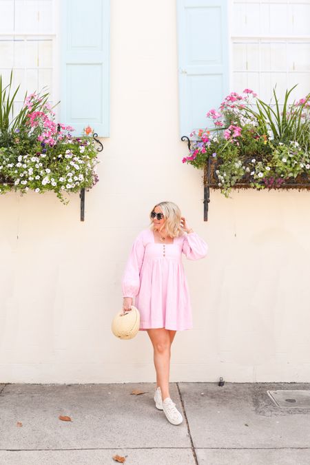 Casual Charleston spring outfit // mini dress 

#LTKstyletip #LTKfindsunder100 #LTKfindsunder50