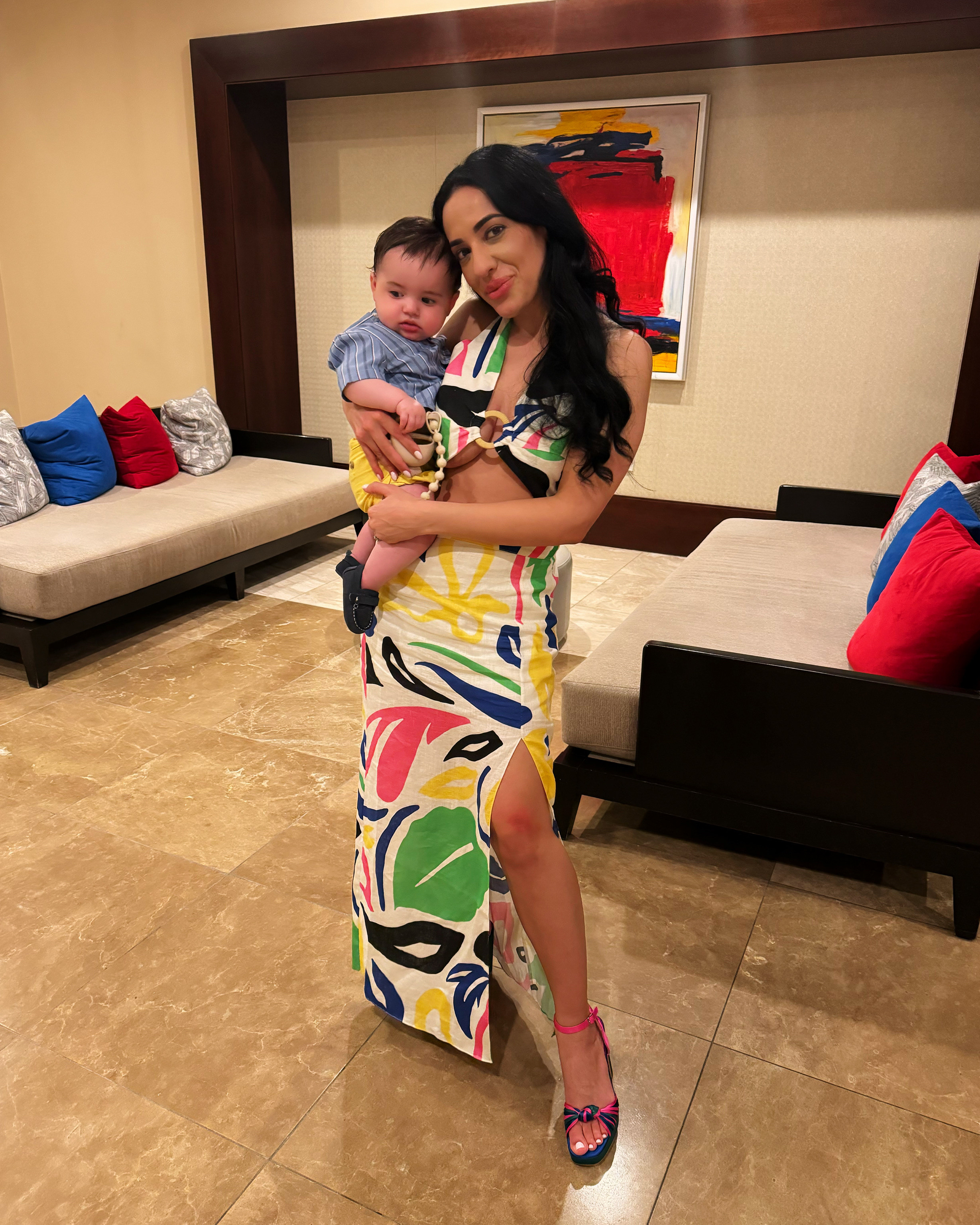 After dinner, with my boy 🌙🌺🩵

#LTKKids #LTKTravel #LTKBaby