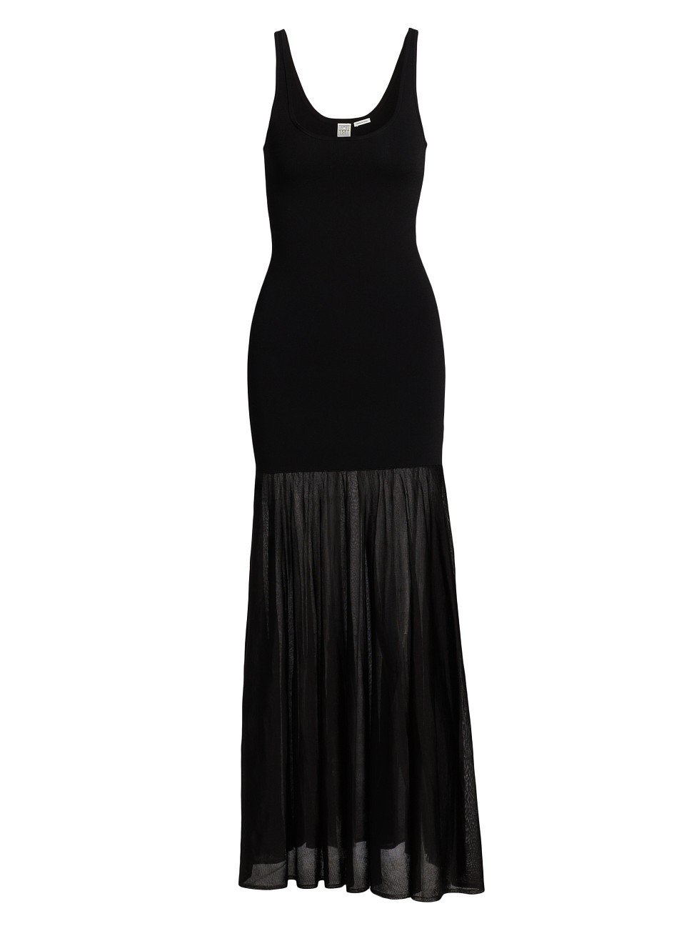 Women's Evening Plissé Tank Dress - Black - Size XXS | Saks Fifth Avenue
