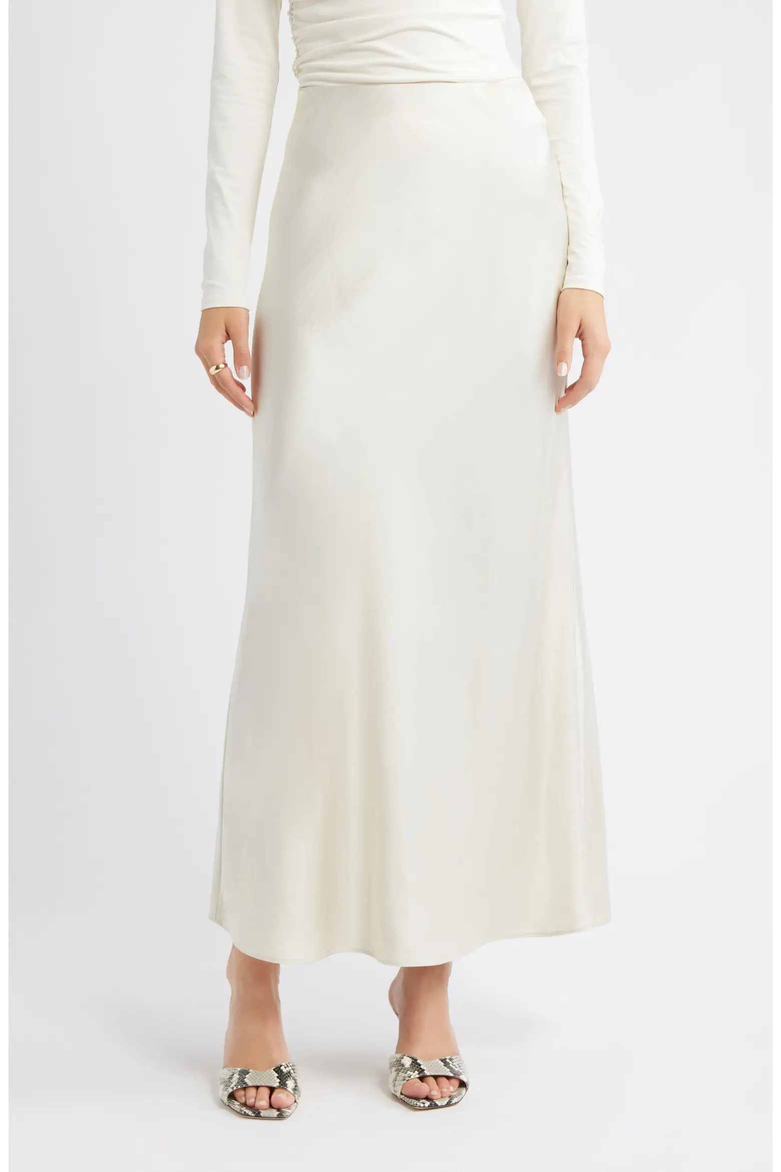 Satin Maxi Skirt (Women) | Nordstrom | Nordstrom