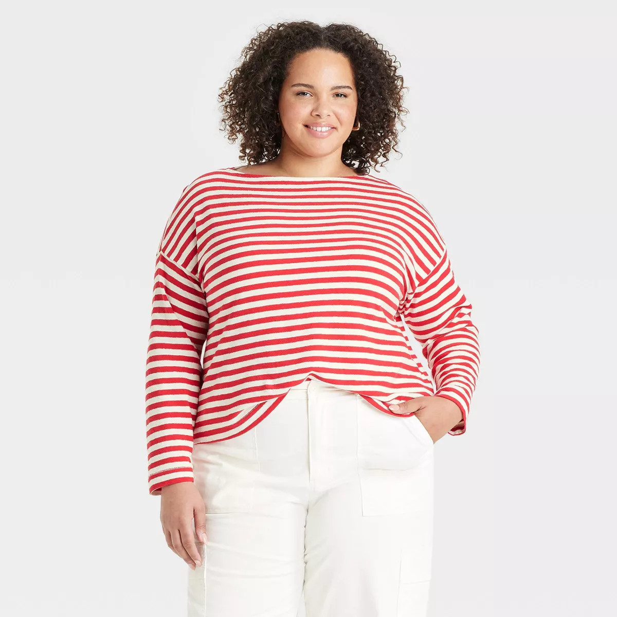 Women's Long Sleeve Boat Neck T-Shirt - Universal Thread™ | Target