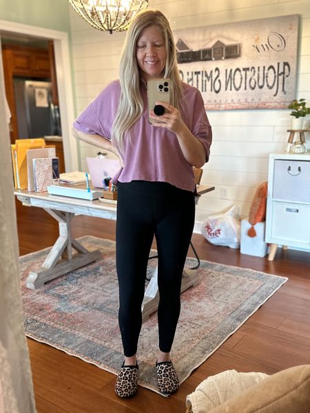 Ready for a day of fall home decorating with the comfiest leggings and slippers from Amazon. I’m 5’7” and am in a medium. #comfy #momfashion #leggings

#LTKstyletip #LTKshoecrush #LTKover40
