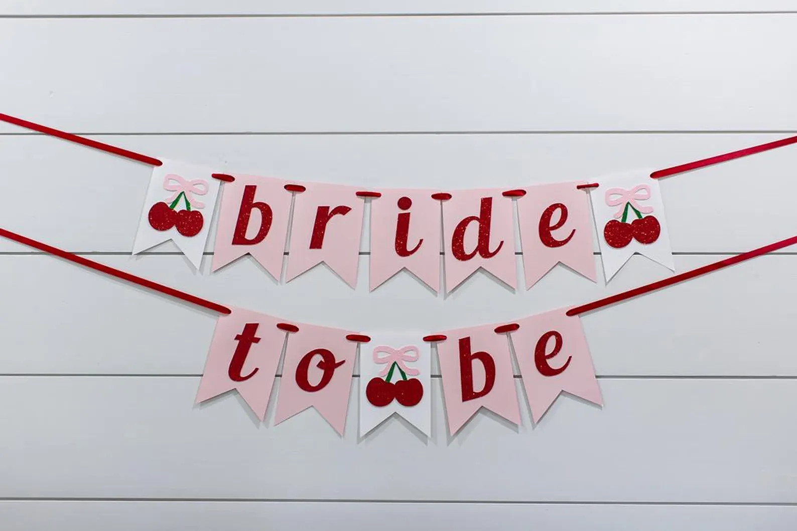 Cherry Bridal Shower Decorations. Cherry Bridal Shower Banner. She's the Cherry on Top Bridal Sho... | Etsy (US)