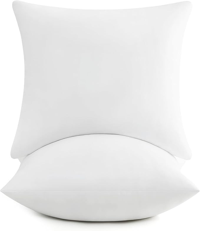 puredown® Euro Pillow Inserts, 26x26 Inch Fluffy Soft Throw Pillow Inserts Filled with Plump Stu... | Amazon (US)