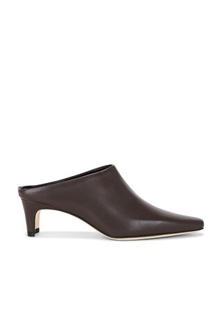 Staud Wally Mule in Chocolate | FWRD 