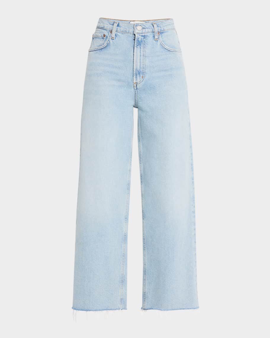 Ren High-Rise Wide-Leg Jeans | Neiman Marcus