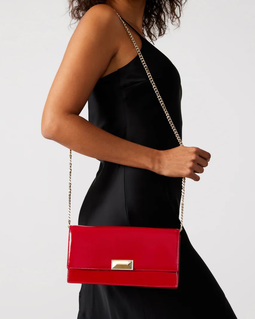 MODEL Bag Red Patent | Women's Crossbody Clutch Bag | Steve Madden (US)