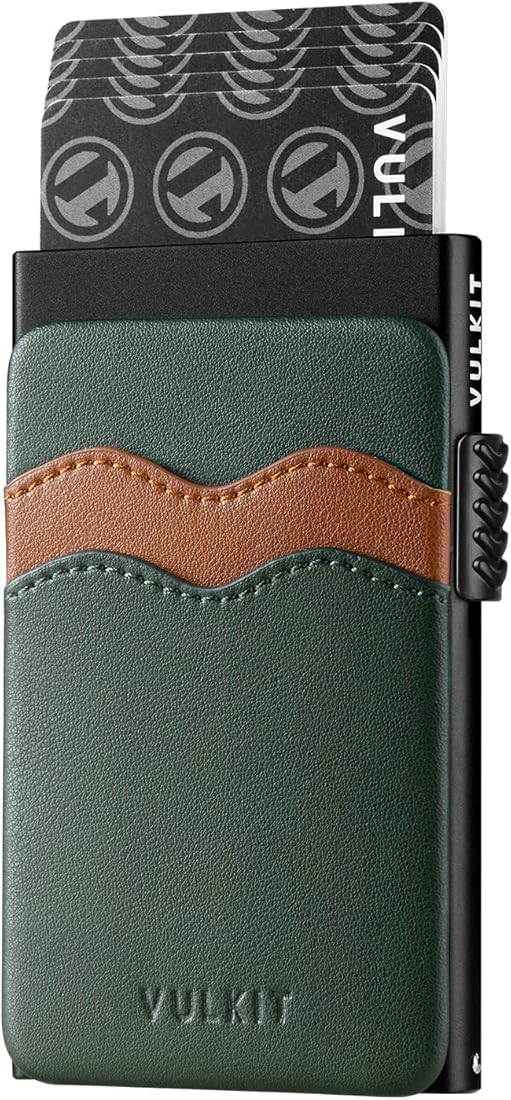 VULKIT Credit Card Holder Minimalist Slim Pop Up Wallet with Leather Slots RFID Blocking for Men ... | Amazon (CA)