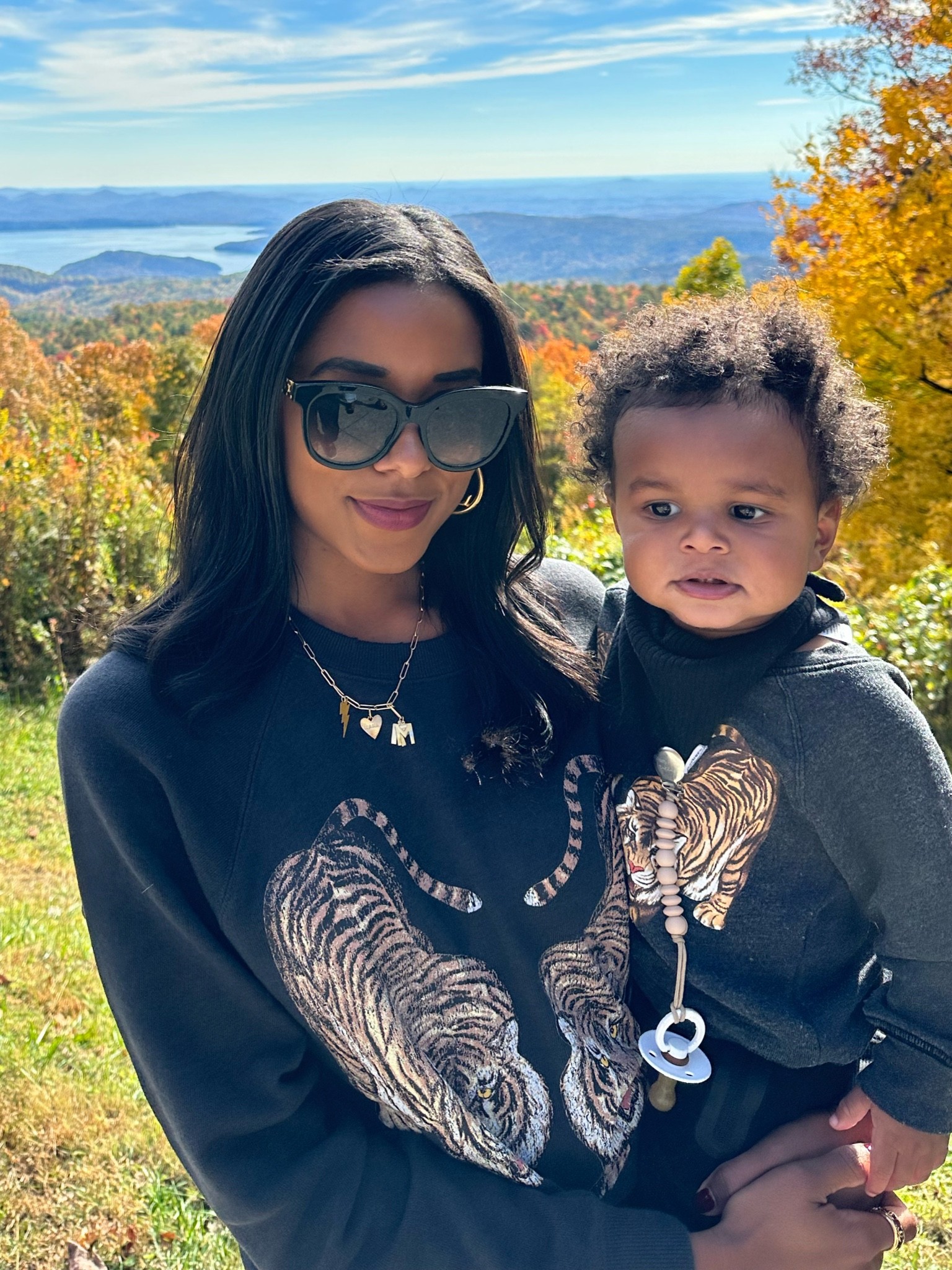 Matching mommy and baby tiger sweatshirts from show me your MUMU 

#LTKfamily #LTKSeasonal #LTKbaby